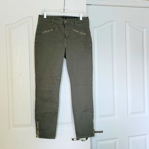 Not Your Daughters Jeans - army green color.